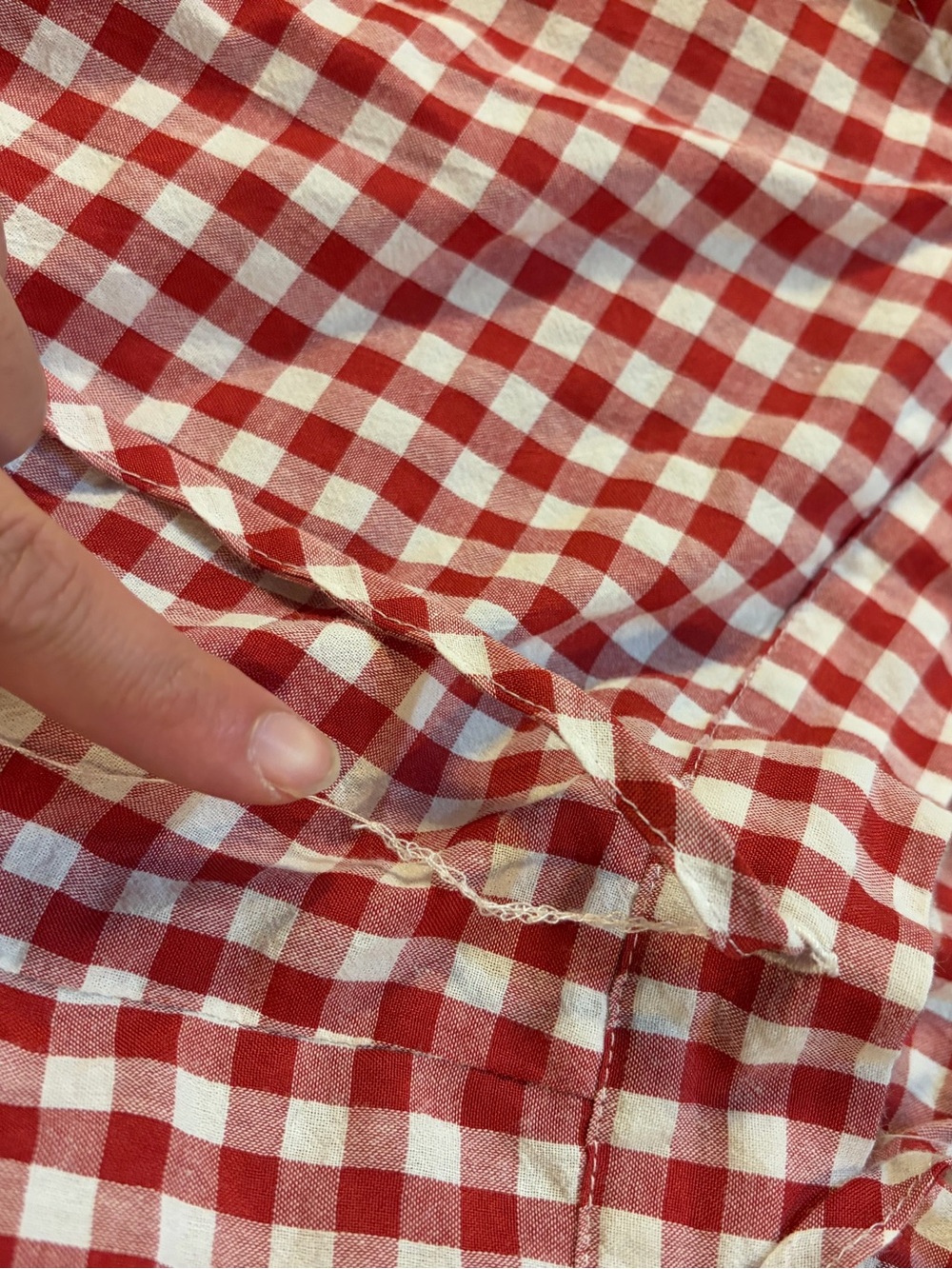 Sonderhaus Perfect Pants in Red Gingham - Picture 5 of 6